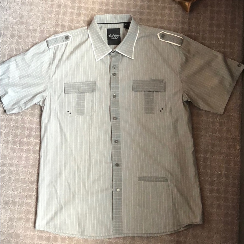 three pocket button down by Civil Society